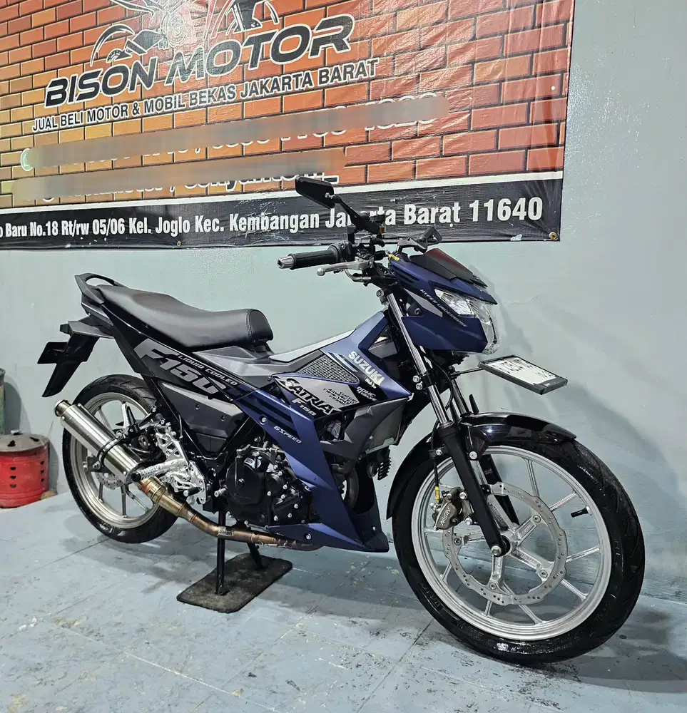 Km 4rb! Modif ganteng! SUZUKI NEW SATRIA FU 150 FI 2023 Akhir fu150