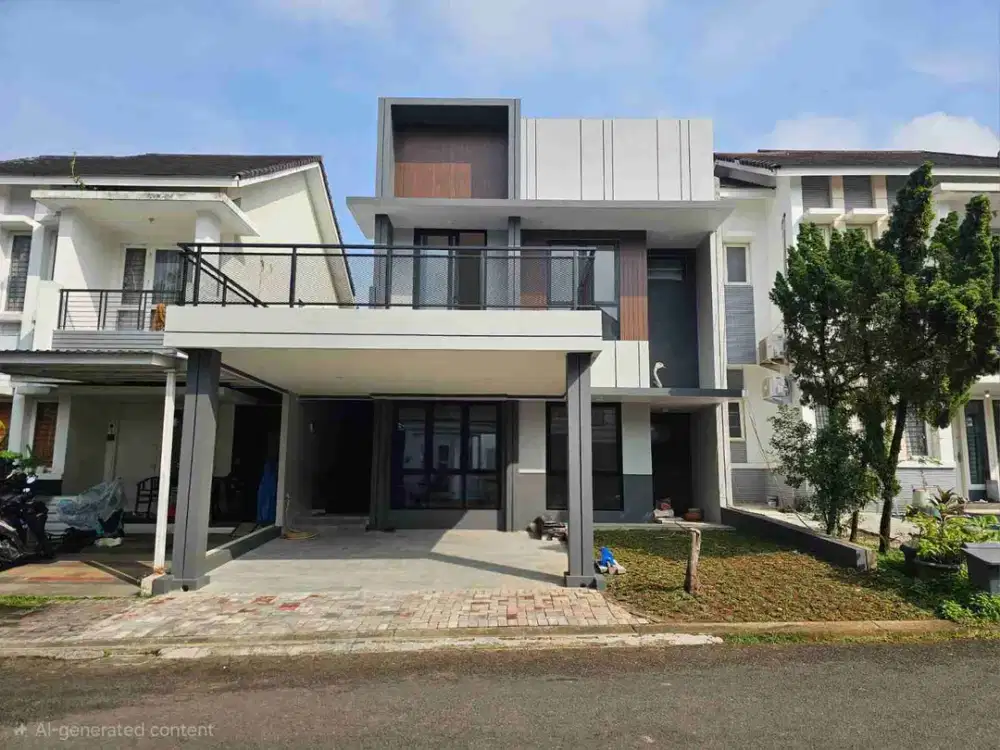 dijual rumah cantik siap huni the green bsd