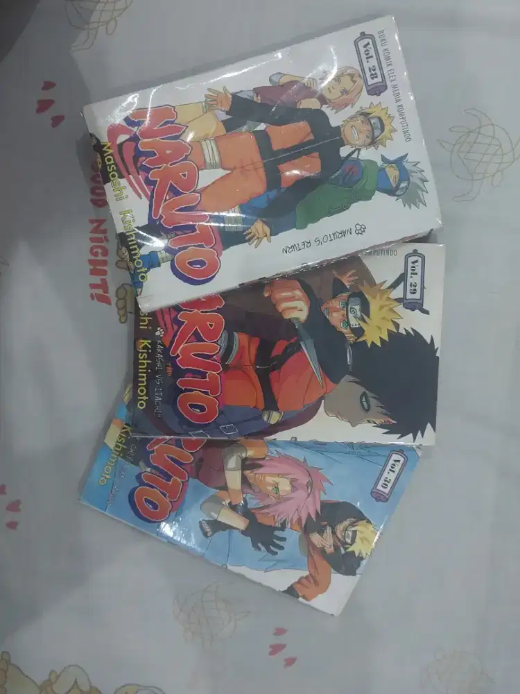 Komik Naruto Volume 28, 29, 30. Original Elex Media