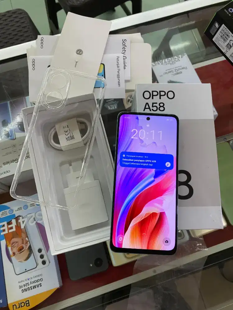 Oppo A58 NFC 16/128 Fullset Ori 33w