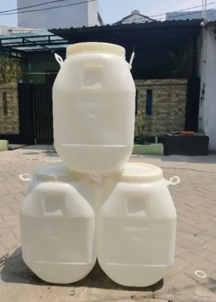 Dijual Drum Bekas Kaporit 50liter