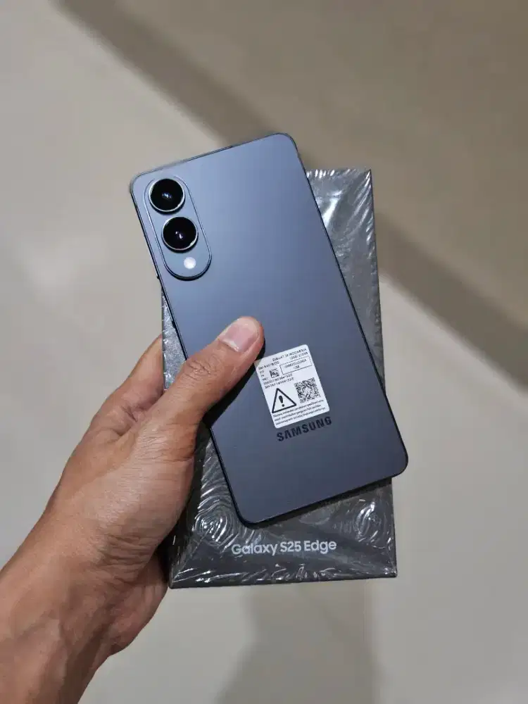 Samsung S25 Edge 12/512GB Like New Resmi Sein Lengkap