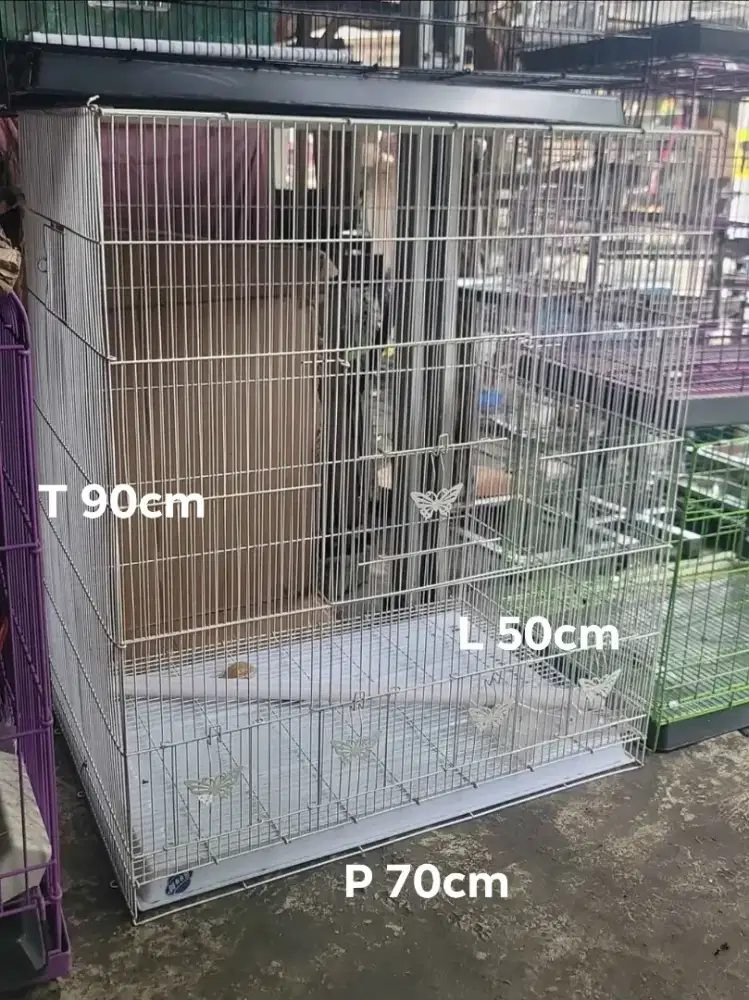 Kandang Sangkar Burung Besi Size Large Mulus Bekas