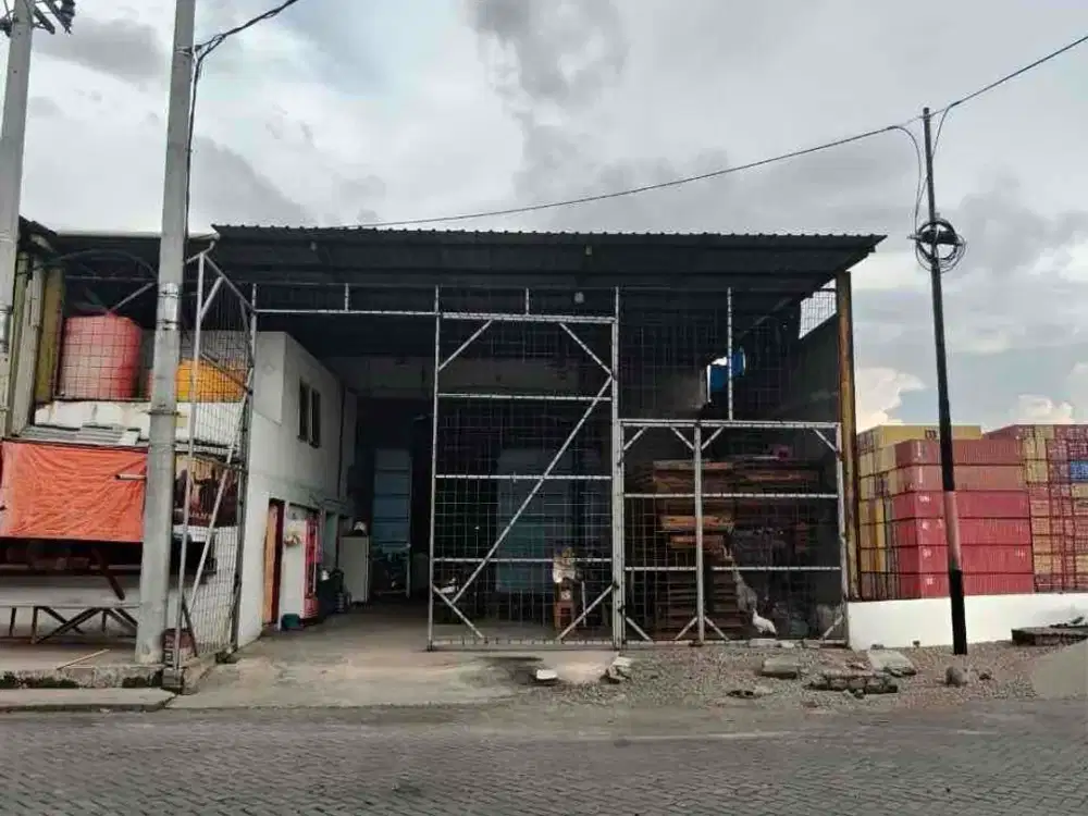 4 juta -an / meter‼️MURAH  dijual cepat gudang kalianak surabaya truk tronton bisa lewat