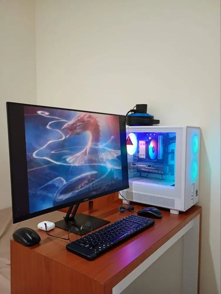 PC Gaming i5 Gen 11 RTX 3050 RAM 32GB + Monitor Xiaomi 27 Inch SSD NVM