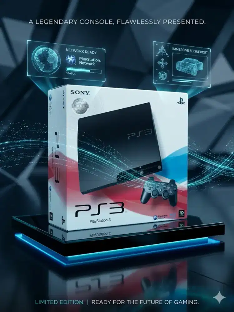 JUAL PS 3 SLIM 500gb