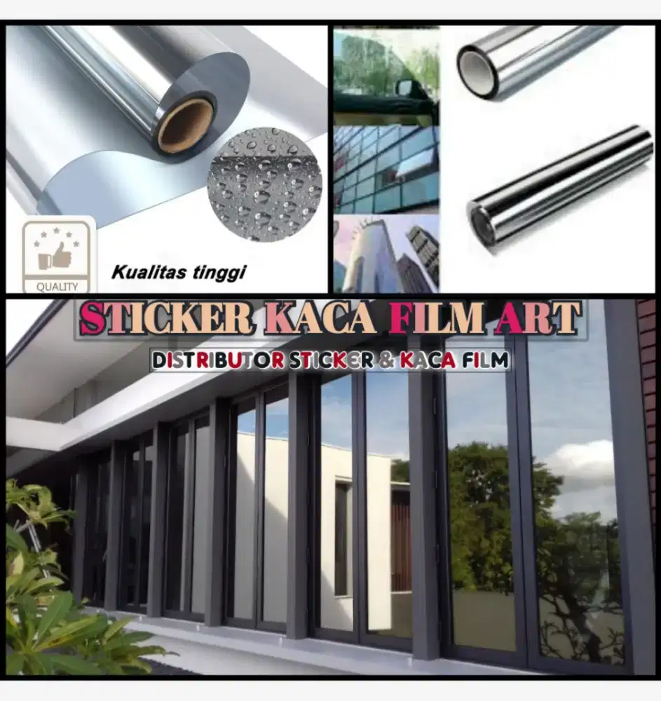 KACA FILM ONE WAY KACA FILM MIRROR KACA FILM GEDUNG KACA FILM RUMAH