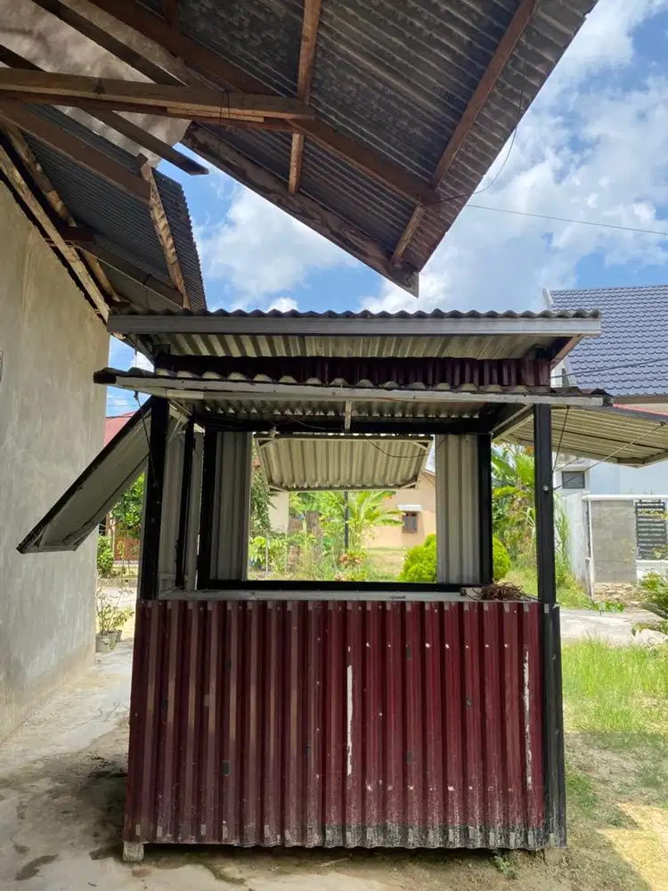 Jual Cepat Booth Container Bekas Bahan Seng – Siap Pakai (1.5 x 2 m)