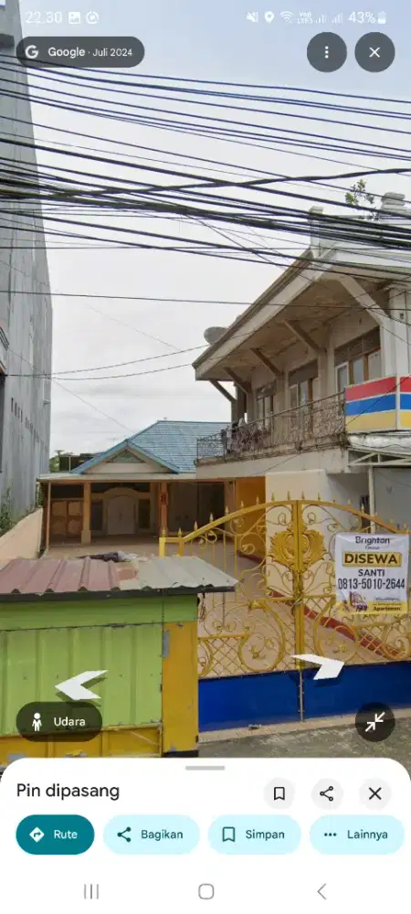 Sewa rumah besar kolam renang furnish full