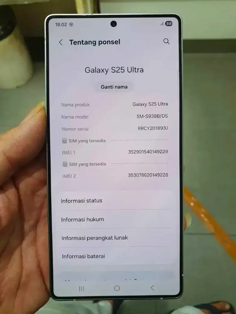 Samsung S25 ultra 12/256