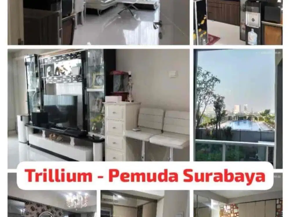 Pusat kota surabaya‼️Dijual apartemen trillium