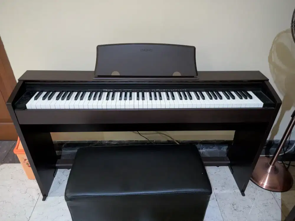 Casio Privia PX-770 Coklat - Kondisi Like New, Jarang Pakai!
