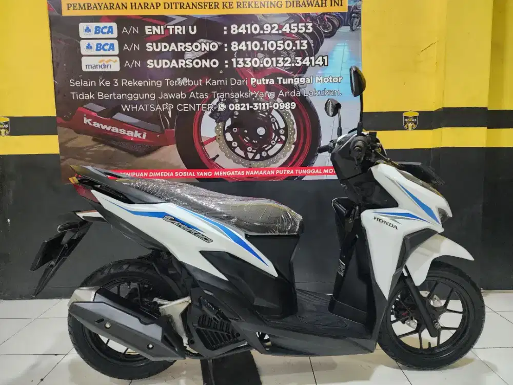 VARIO 125 CBS ISS TAHUN 2019,PUTIH MESIN BAGUS,BERGARANSI