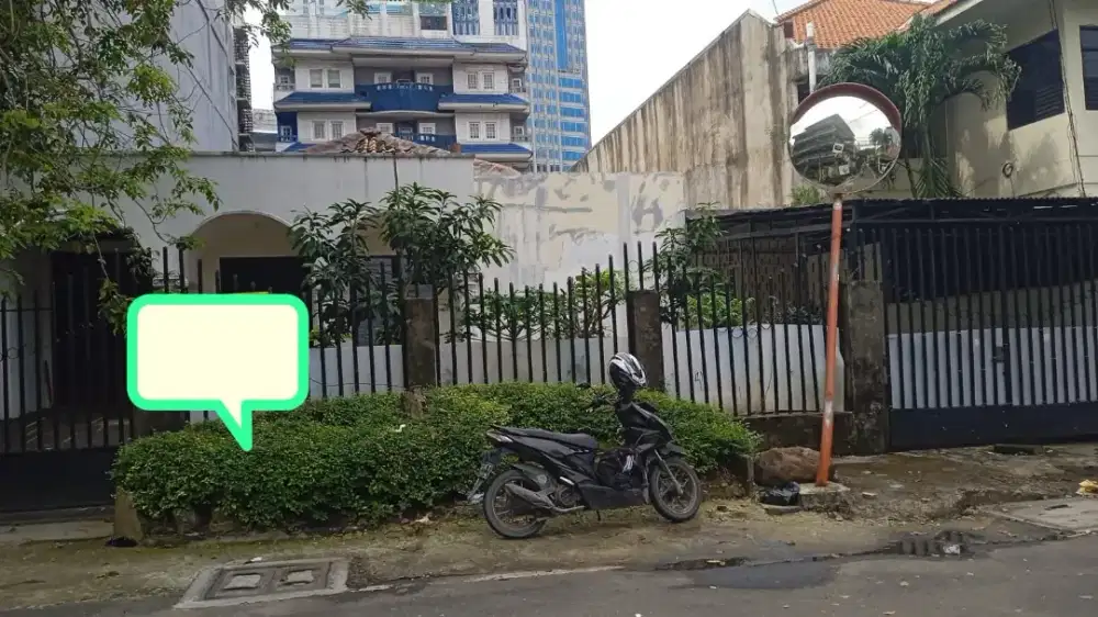 Dijual Tanah rumah tua, tanah abang, pinggir jalan STRATEGIS BISA NEGO