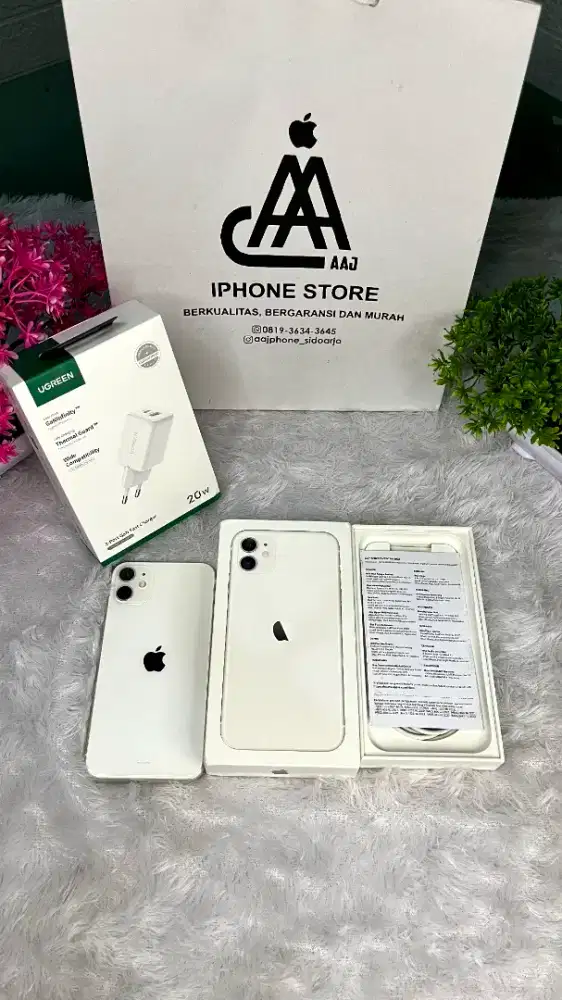 iPhone 11 64 GB Starlight Resmi iBox