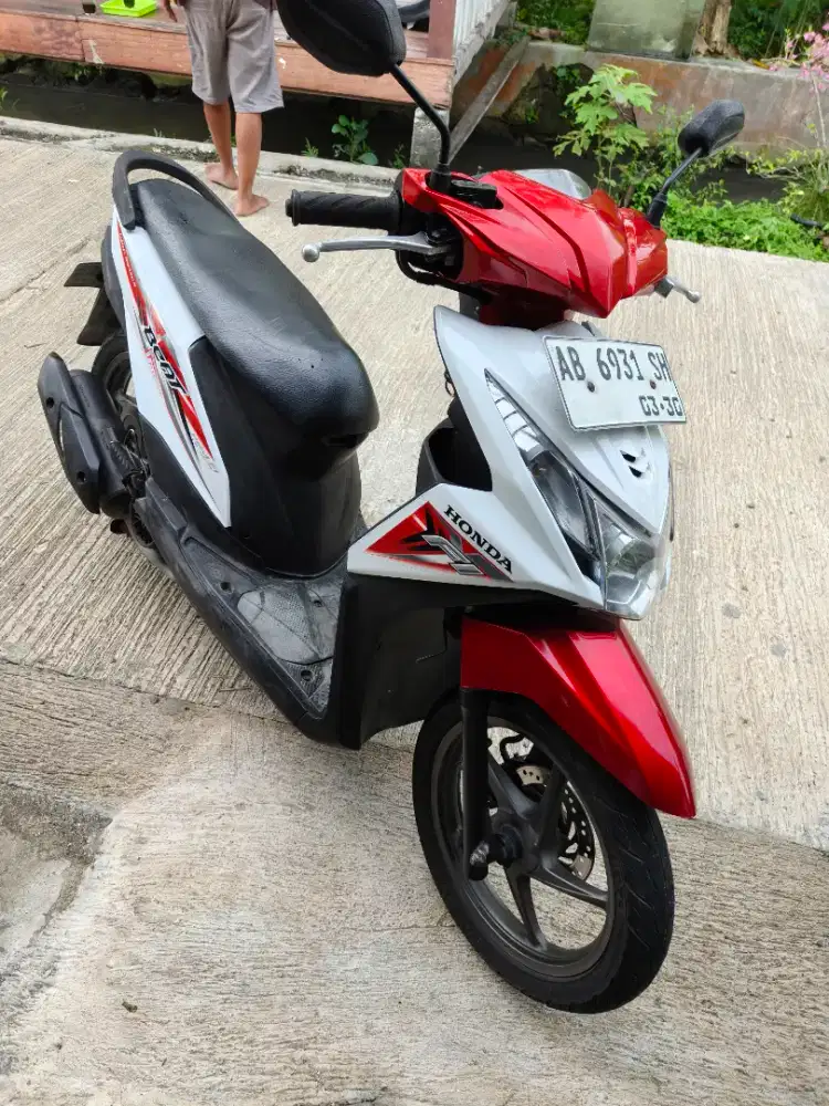 Beat esp stater halus THN 2015 plat AB kota