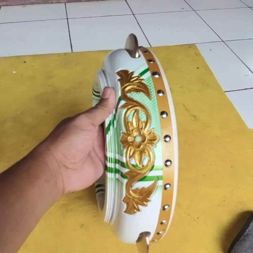 Rebana hadroh ZR jepara banjari terbang ukur 30 kayu mahuni