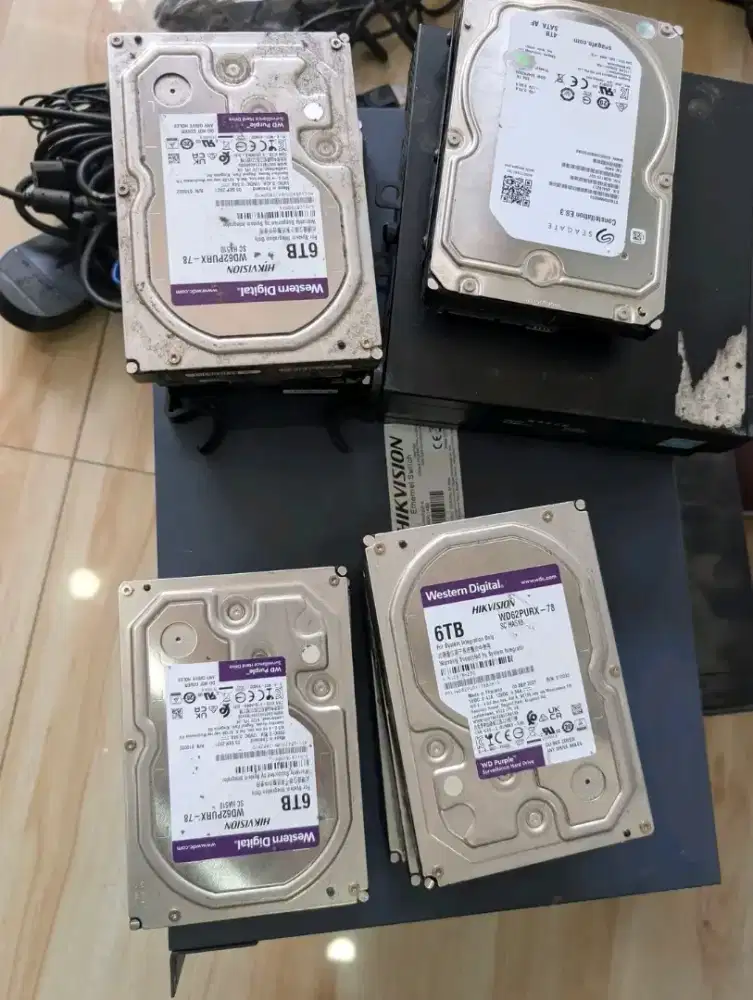 Hardisk 6TB WD purple cctv PC