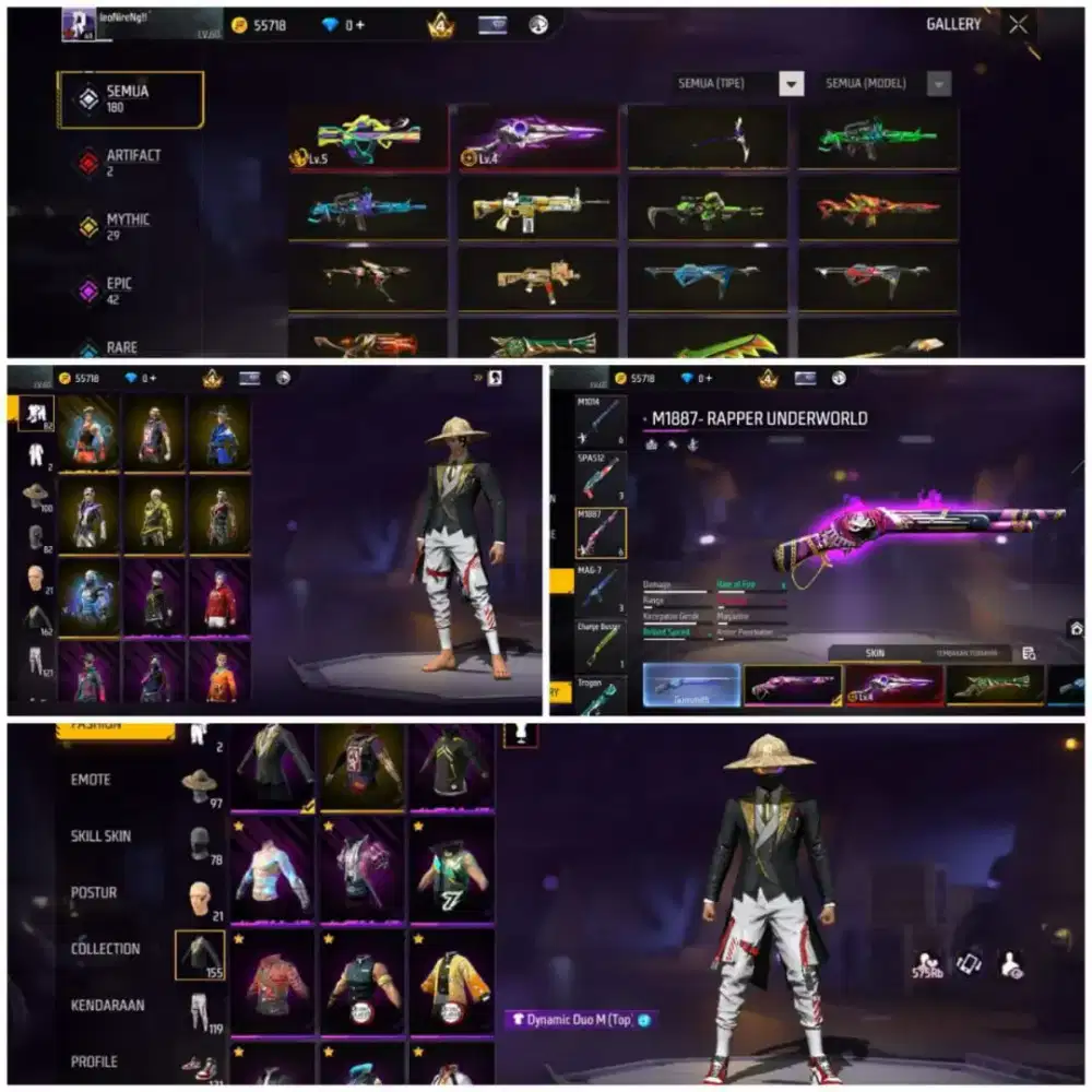 Jual akun ff murah aman dan terpercaya