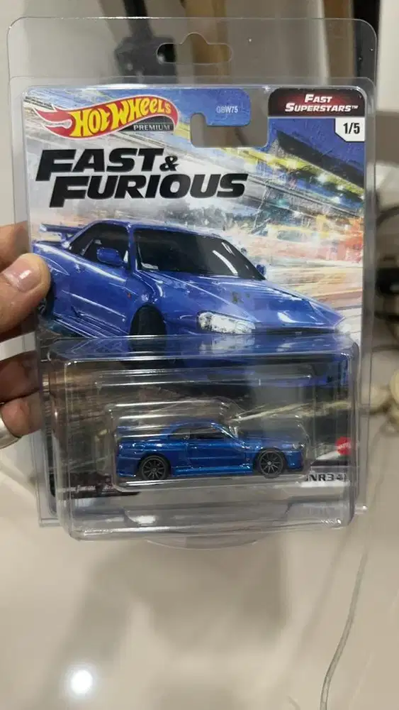 HOT WHEELS PREMIUM FAST AND FURIOUS NISSAN SKYLINE GTR R34 SUPERSTAR