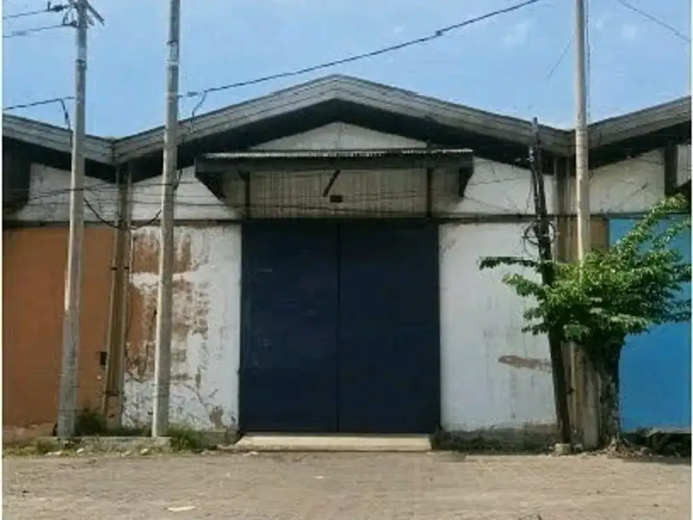 Dijual Gudang 582 m2 Margomulyo Permai Lantai Cor HGB Selatan 510 m2