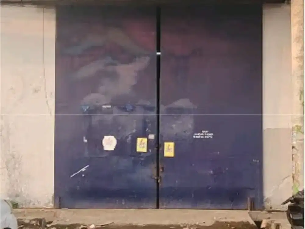 Dijual Gudang 332 m2 Margomulyo Permai Kantor Toilet Kontainer Trailer