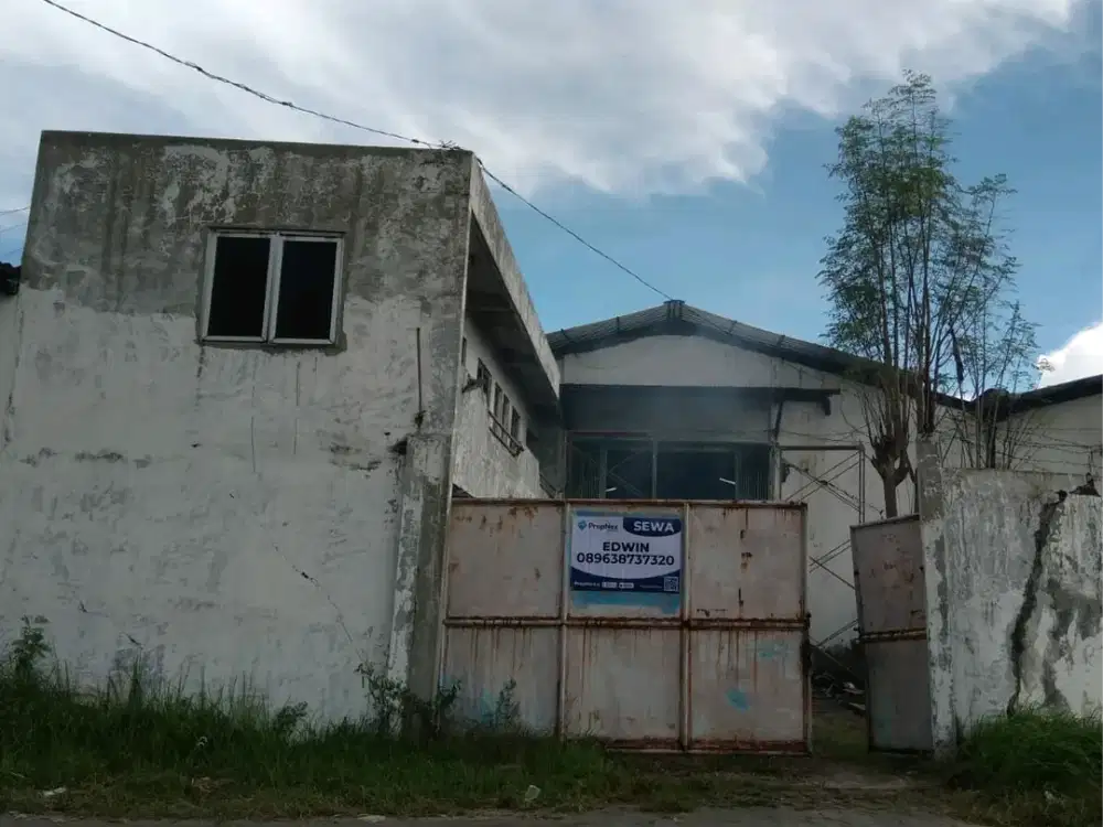 Disewakan Gudang 780 m2 Surimulia Margomulyo Kantor Kontainer 40 ft