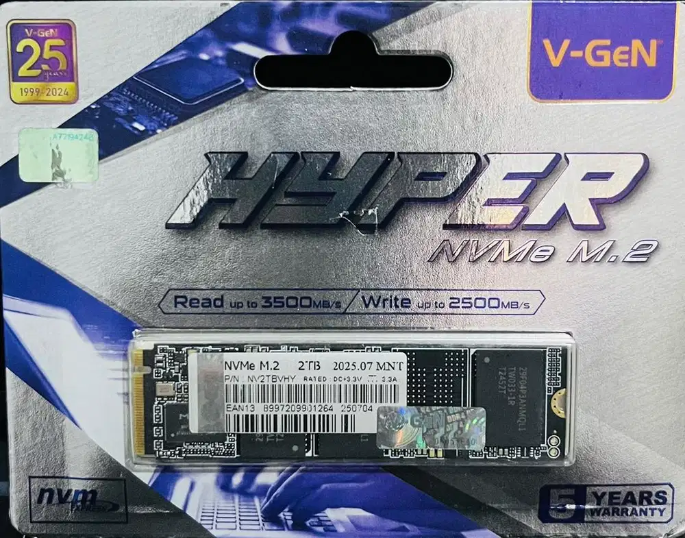 Nvme M2 2 TB Vgen New
