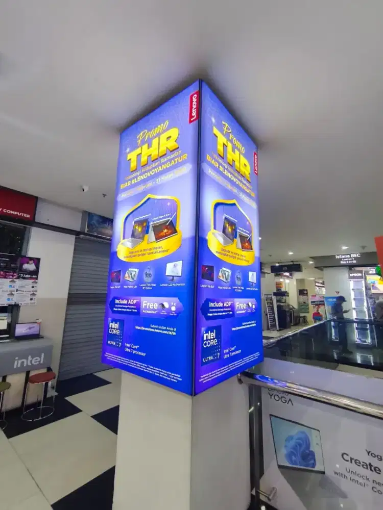 Neon box dan huruf timbul