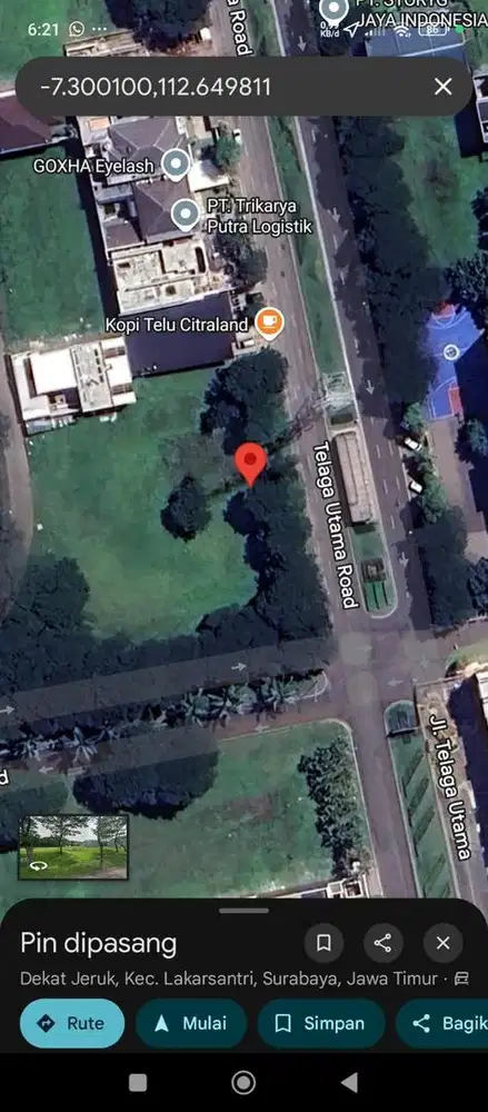 25JT/M2! DIJUAL KAVLING TANAH CITRALAND RAYA TELAGA UTAMA STRATEGIS