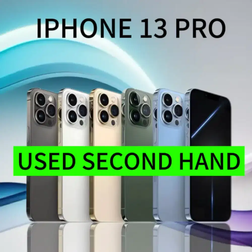 IPHONE 13 PRO 256G 100% ORIGINAL FULLSET MULUS SECOND GOOD CONDITIONS
