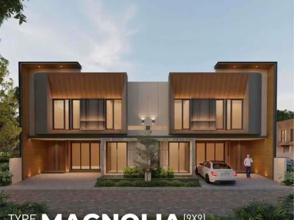 Rumah dijual rungkut asri tengah the square magnolia