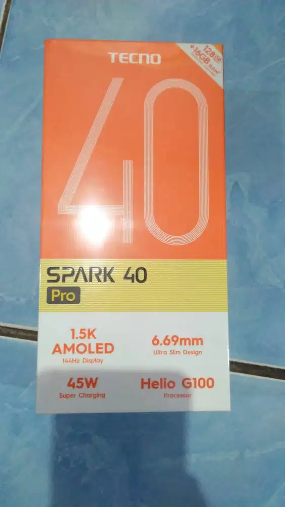 Dijual HP Tecno Spark 40 Pro Baru Segel Fullset – Harga Hemat
