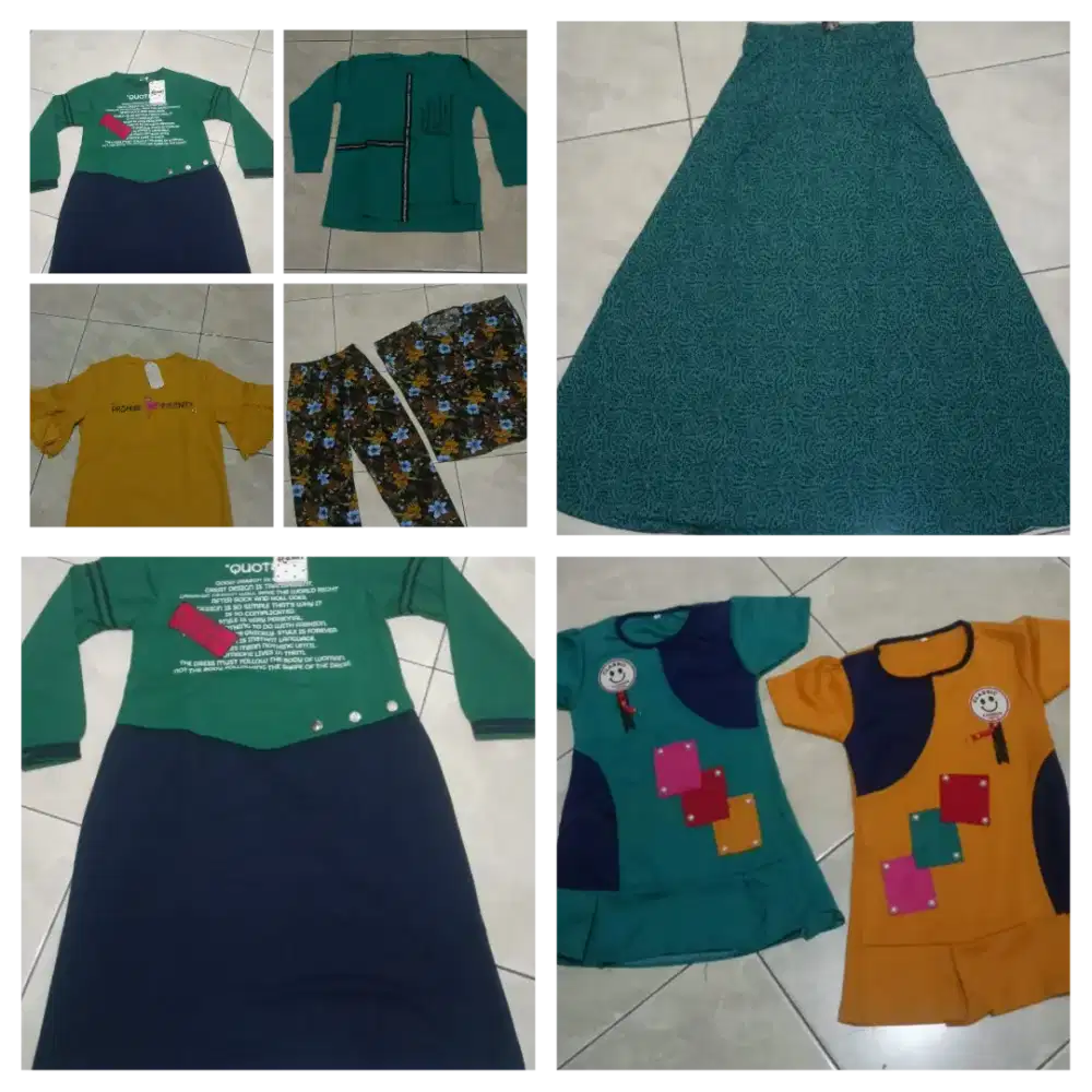 Dijual baju dewasa, remaja dan anak-anak
