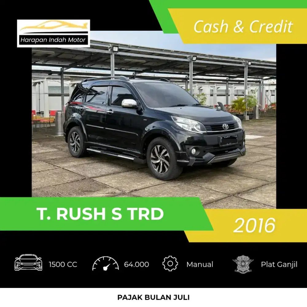 Toyota Rush S TRD Manual 2016 Low KM 64RB Antik