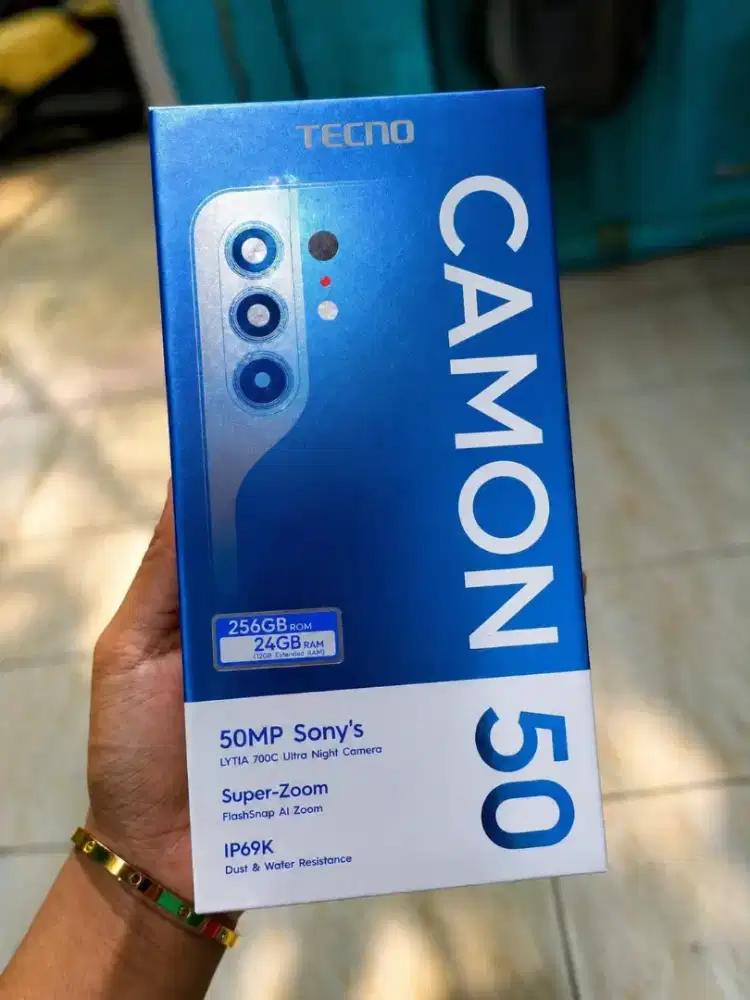 Hp Techno camon 50 masih segel