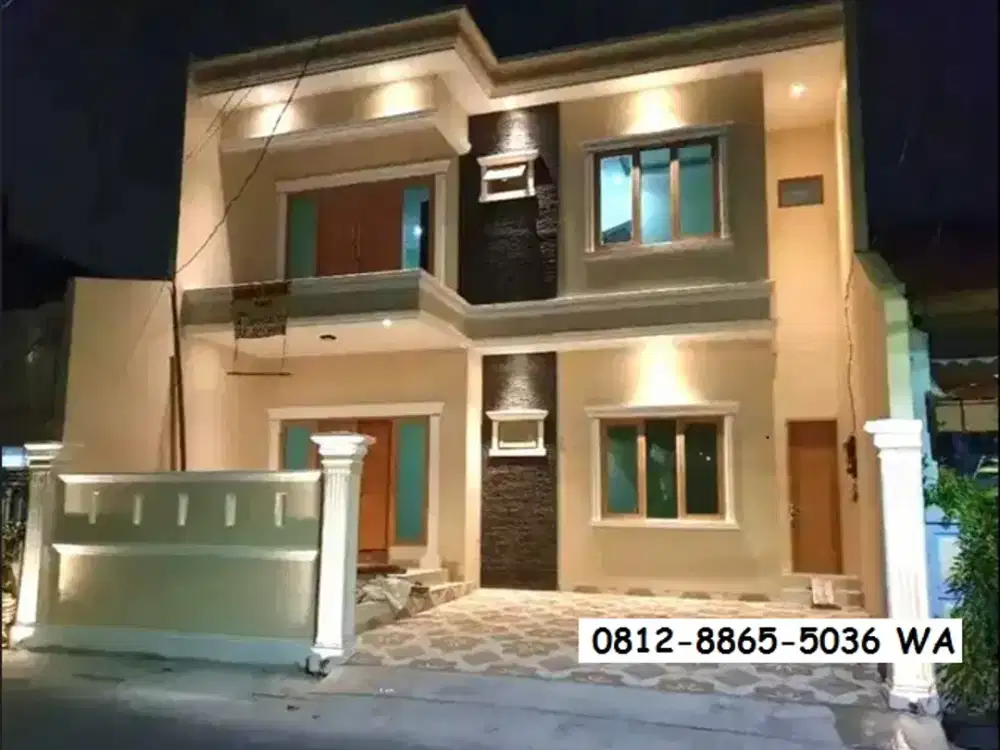 RUMAH BARU MEWAH SIAP HUNI, STRATEGIS DI AREA RAWAMANGUN JAKARTA TIMUR