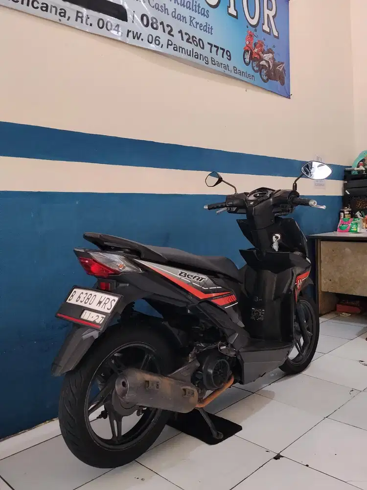 Dijual honda beat eco 2017 siap pakai gress