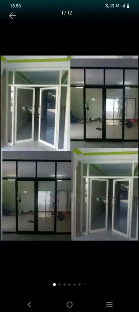 Kusen, pintu, jendela. Aluminium