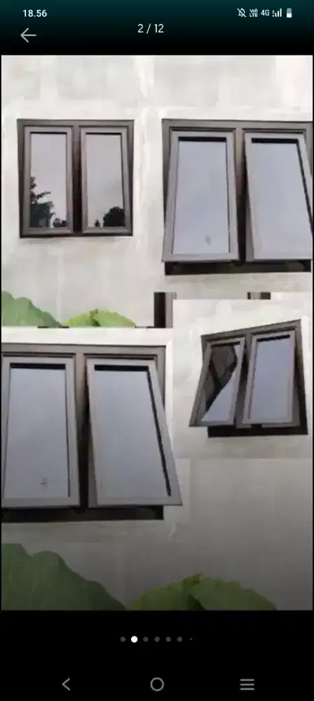 Kusen, pintu, jendela aluminium