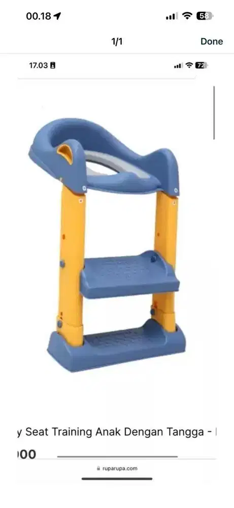 Tangga Potty Training Second MULUS
