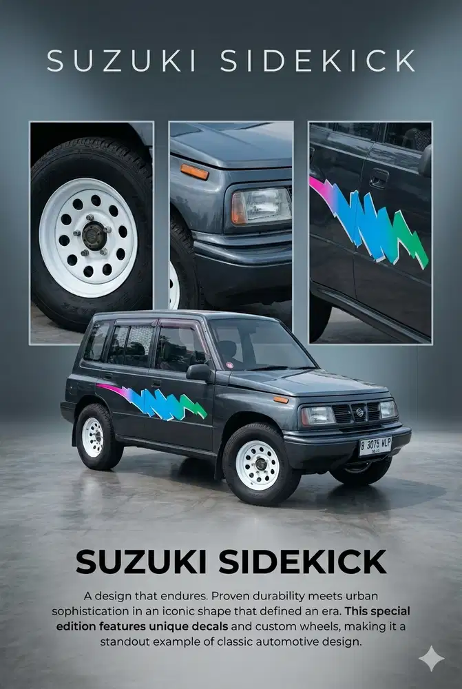 Suzuki Sidekick 97 Drag One terawat mulus glowing modif gagah kalcer