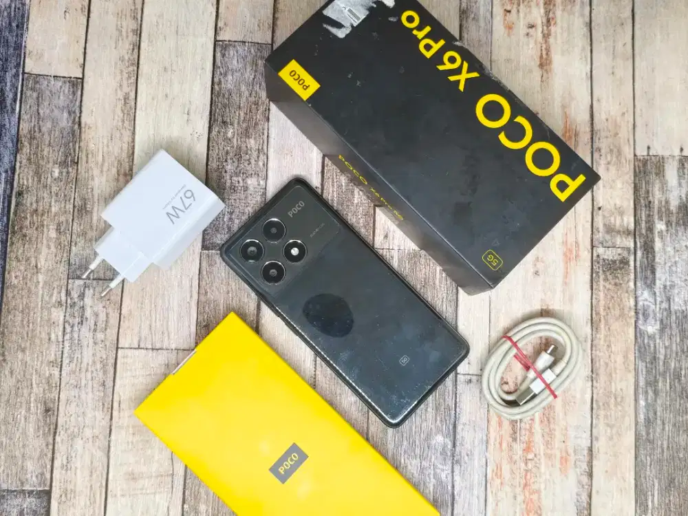 Poco X6 Pro 12/512 Hitam Fullset
