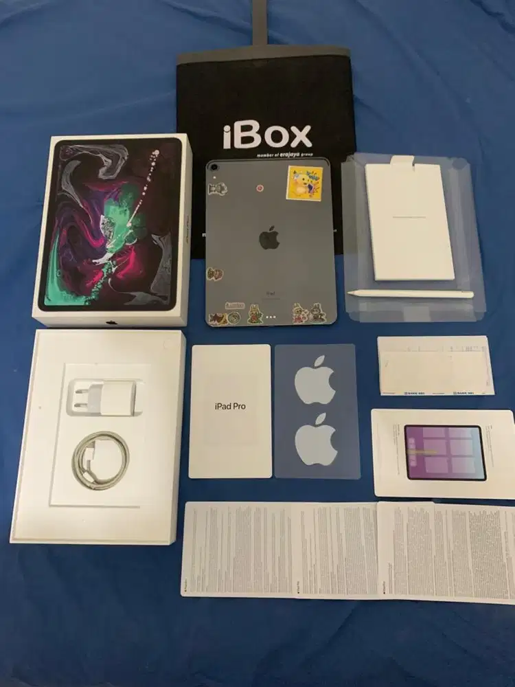ipad Pro 2018 64gb IBOX Resmi Fullset lengkap original