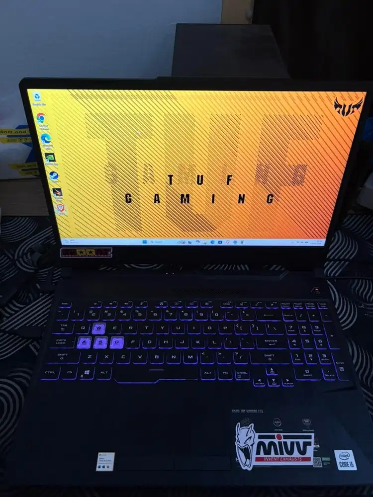 Jual Asus Tuf F15 Core i5 Gen 10 VGA GTX 1650