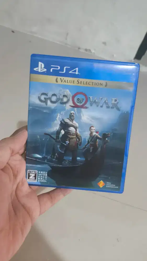 Kaset bd God of war ps4