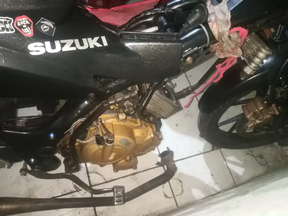 Rangka dan mesin satria fu