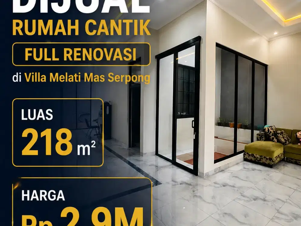 UNIT LANGKA di Villa Melati Mas Serpong