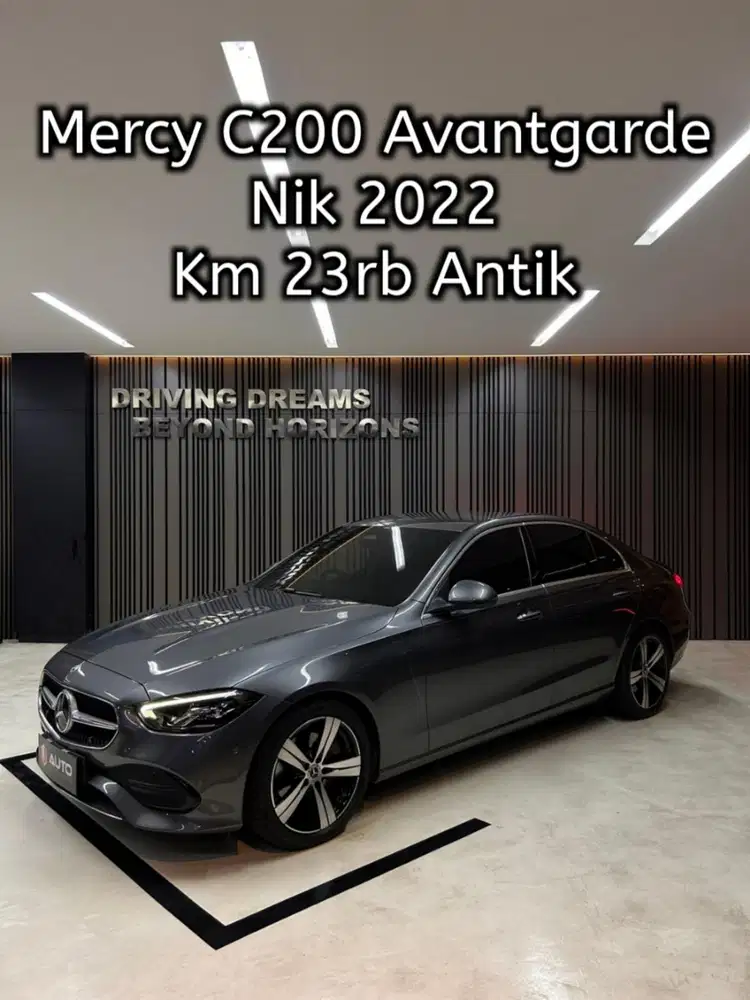 Mercedes Benz C200 2022 Abu2 metalik Mercy Km23rb