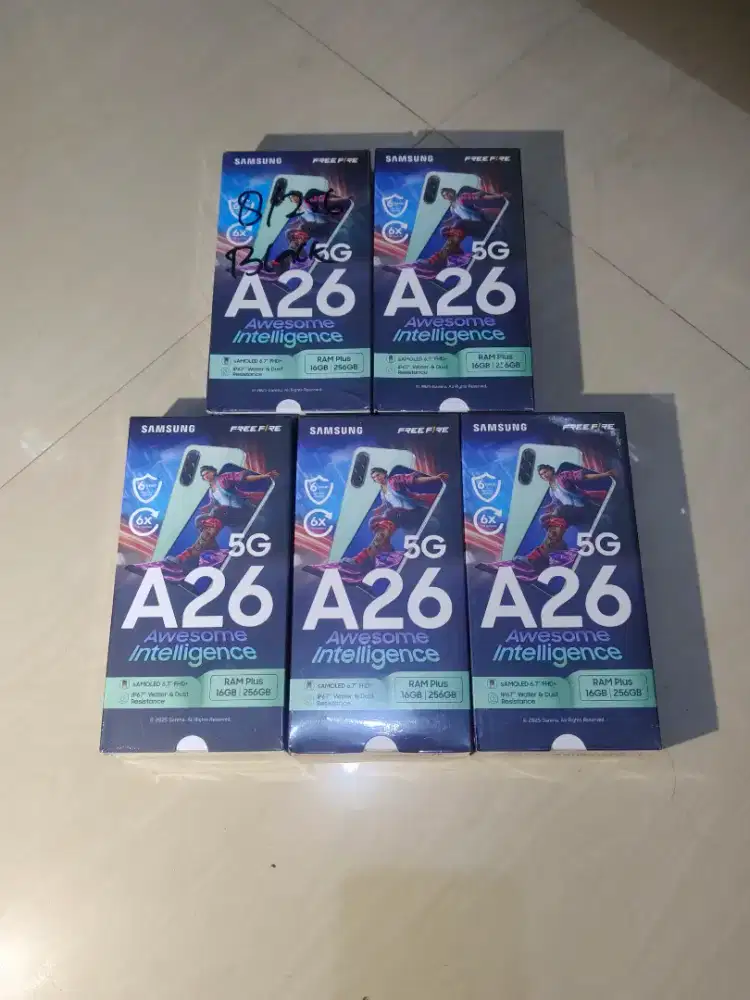 SAMSUNG GALAXY A26 5G 8/256 BARU SEGEL GARANSI RESMI SEIN